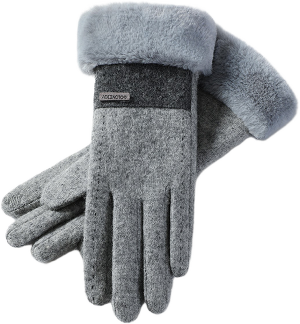 방한 터치 장갑 양손착용 세트