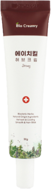 바이오크리미 에이치킬 허브크림 항문 및 사타구니 즉각케어 종합 허브크림, 1개, 30ml