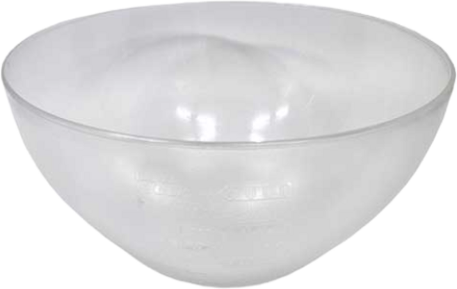 [플로랄베이크] 전자레인지 사용가능한 3000ml 계량 PC 믹싱볼, 1개, 단품