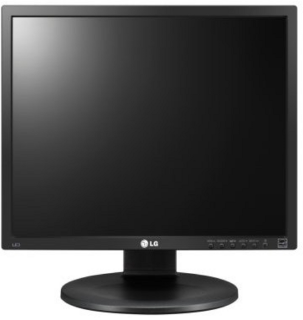 LG전자 19인치 모니터 IPS 피벗 높낮이 5:4 CCTV 사무용 스탠드형 벽걸이가능 모니터암 중고모니터, 19MB35P 중고, 48cm