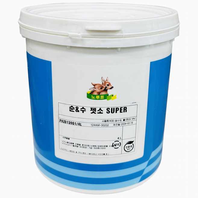 순앤수 젯소 4L / 수용성 다용도 프라이머, 순&수 젯소 4L, 1개