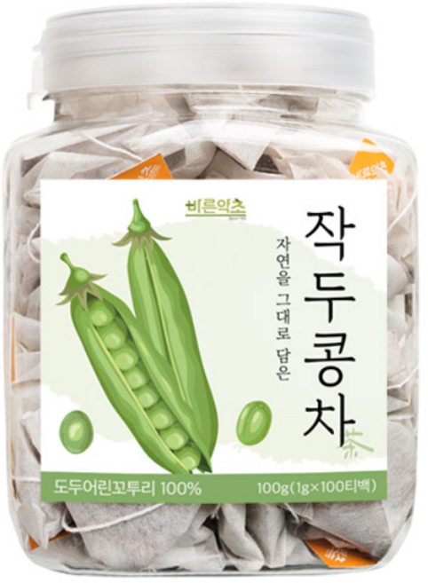 바른약초 볶은작두콩차 삼각티백, 1g, 100개입, 1개