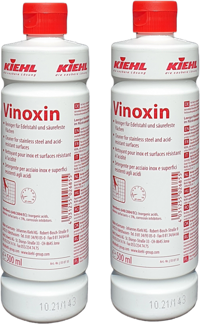 청소용품다몰 키엘 비녹신 금속 스테인레스 광택 세정제, 2개, 500ml