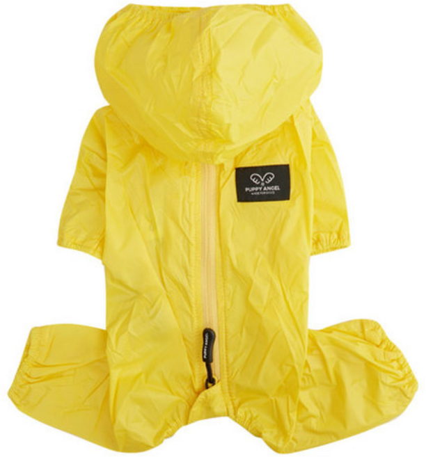 퍼피엔젤 에어 커버롤 레인코트 PA-OW001, Yellow, 1개