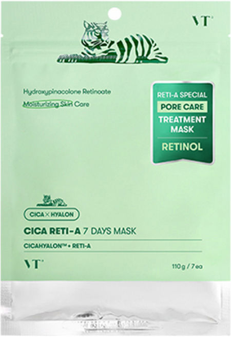 브이티코스메틱 시카 레티-에이 세븐 데이즈 마스크, 7개입, 1개