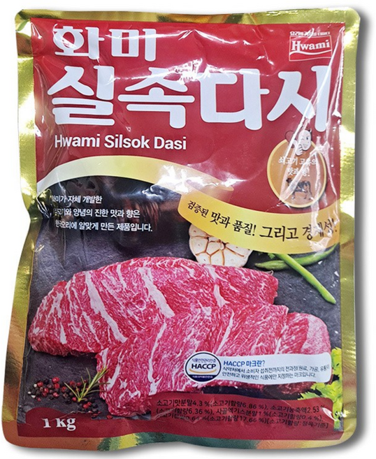 화미 쇠고기 실속다시, 1kg, 5개