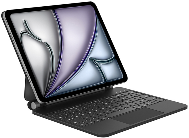 니케 Magkeys 아이패드 매직 키보드 케이스, 화이트(한국어)