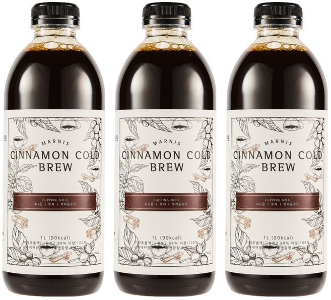 마르니스 시나몬 콜드브루 원액, 3개
