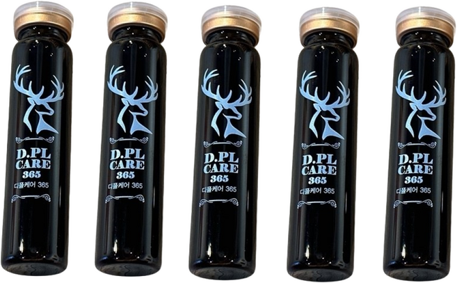디플케어365 맛보기용 사슴태반 침향 에모딘 스테미너 기력회복, 5개, 20ml