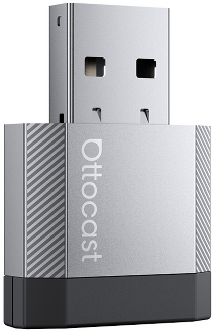 오토캐스트 무선 안드로이드 오토 무선 카플레이 2in1 초소형 차량용 어댑터 현대 기아 호환, 실버, CA530-T3