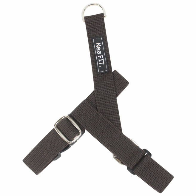 네오핏 강아지 L형 하네스, 브라운, 1개