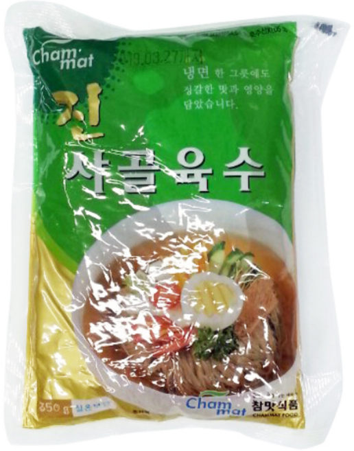 푸드마을 참맛 냉면 진사골육수 실온 350g, 10개