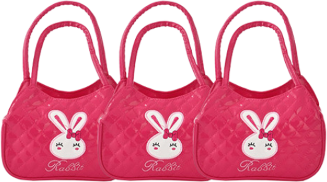 [캐스B] 플레이 바니바니 역할가방 핑크3종(1875) 소꿉 시장놀이 어린이핸드백 토끼가방