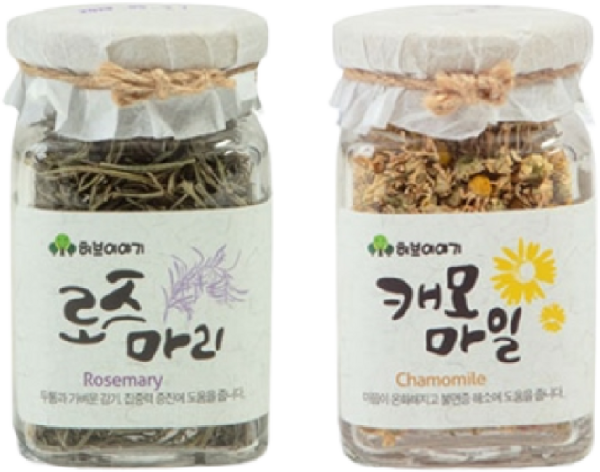 마시는 허브차 캐모마일 로즈마리 스테비아 페퍼민트 스피아민트 레몬밤 레몬버베나 25g, 8g, 1개, 1개입
