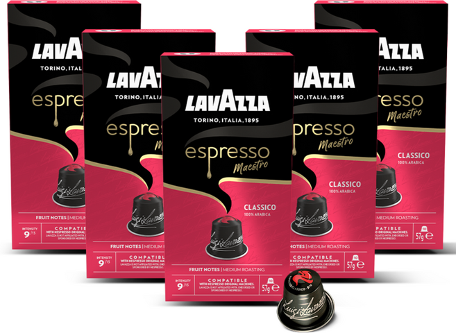 라바짜 에스프레소 클라시코 10P 네스프레소 호환캡슐 커피, 5.7g, 5개, 10개입