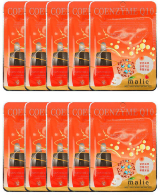 마리에 에센스 마스크팩 20ml 코엔자임(Q10) 50매, 5개