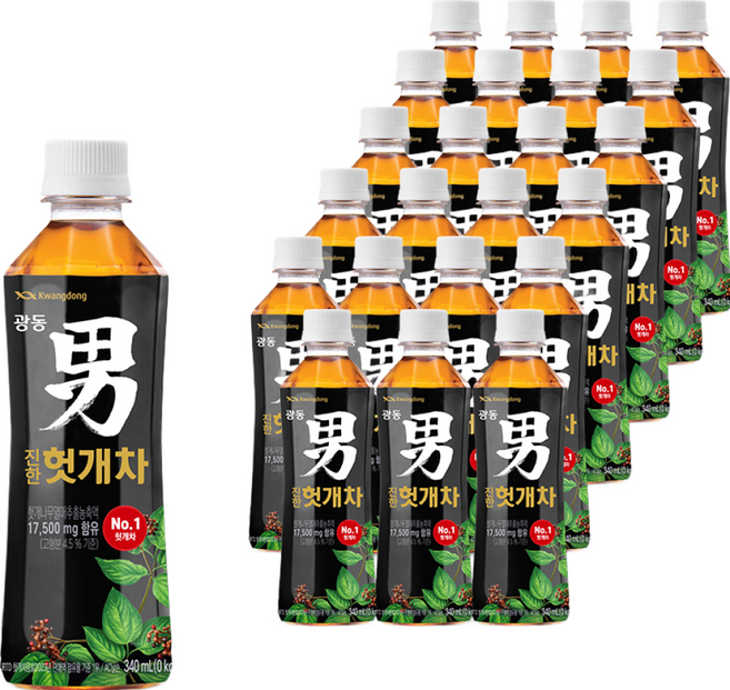 광동진한헛개차, 340ml, 20개