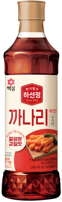 하선정 까나리액젓 실속형, 1kg, 1개