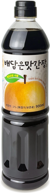 비비푸드 배담은 배 맛간장 소스 900ml, 1개