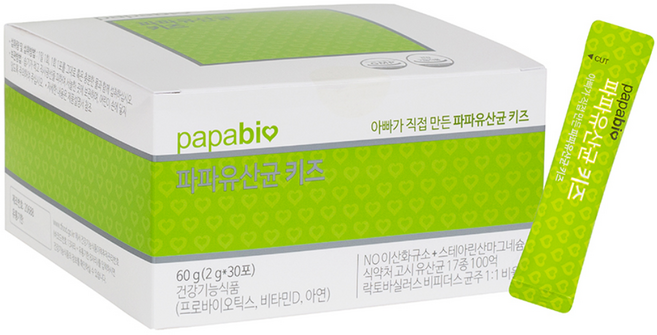 파파비오 파파유산균 키즈, 30회분, 1개