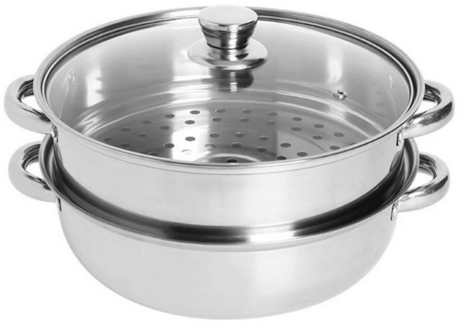 파르셀 올스텐 IH 인덕션 2단 찜기 찜솥, 1개, 28cm