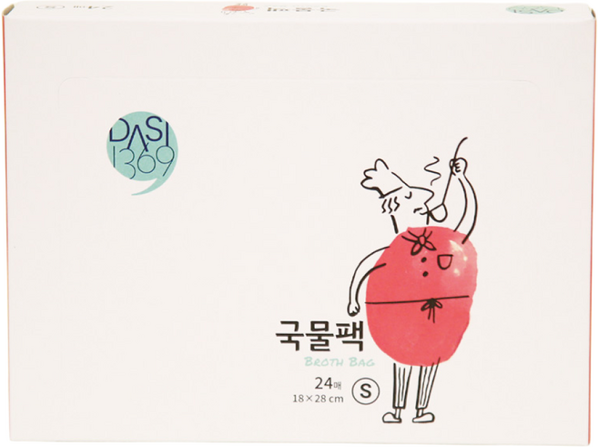 멀티셰프 국물팩 S, 24개, 1세트, 소(S)