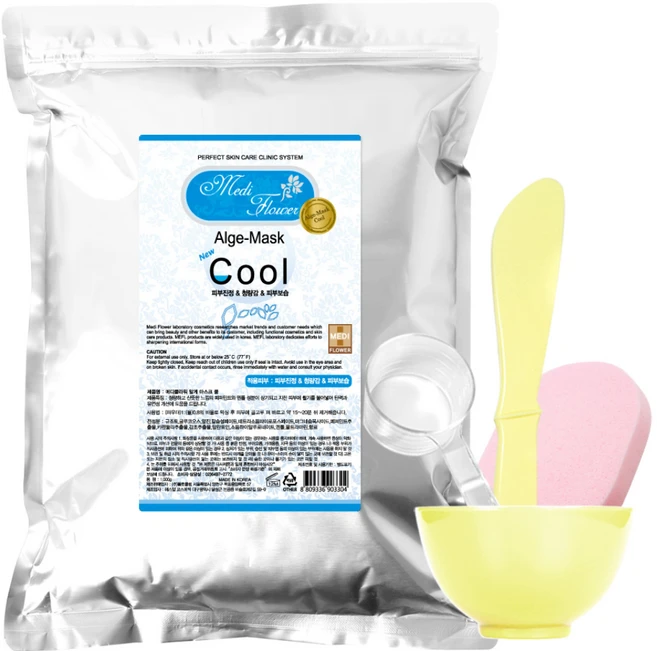 메디플라워 모델링팩 쿨 1kg+팩도구4종 세트, 1개, 1개입 - 쿠팡