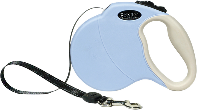 페슬러 반려견 자동 리드줄 4m, 스카이블루, 1개