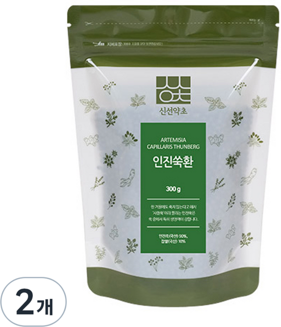 신선약초 인진쑥환, 2개, 300g