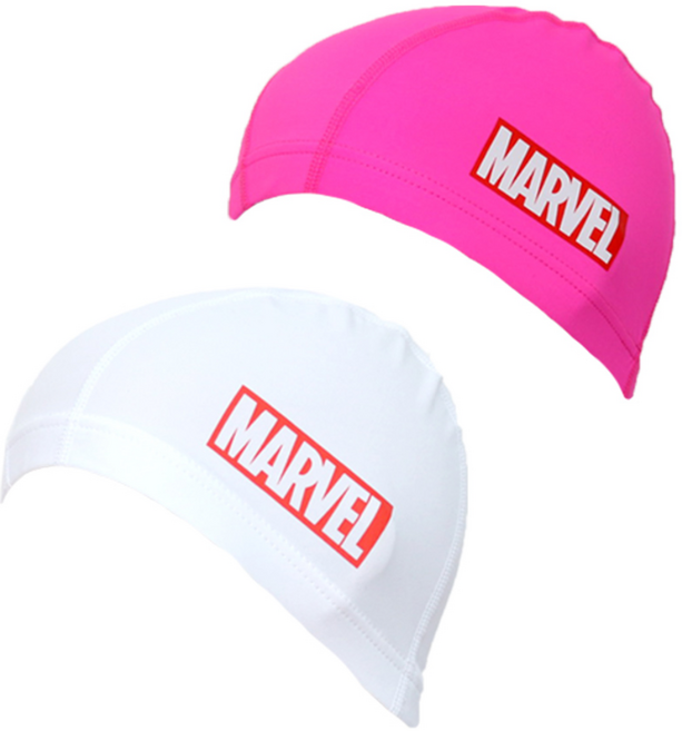 베이직엘르 마블 아이언맨 유아동 수모 수영모자 수영용품 MVS-SC09, 1개, FREE