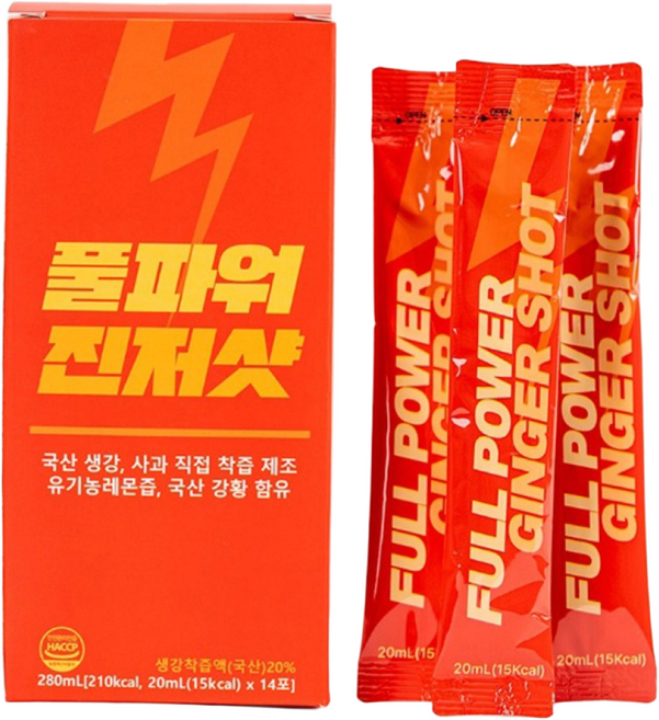 넉넉한사람들 풀파워 진저샷, 28개, 20ml