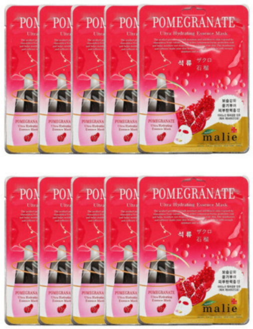 마리에 에센스 마스크팩 20ml 석류 50매, 10개입, 5개
