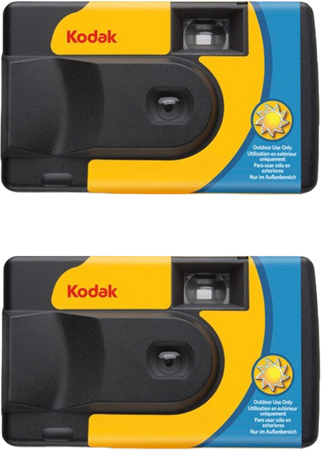 코닥 컬러 일회용카메라 데이라이트 39장 2개 프레드폴현상소 현상스캔 포함