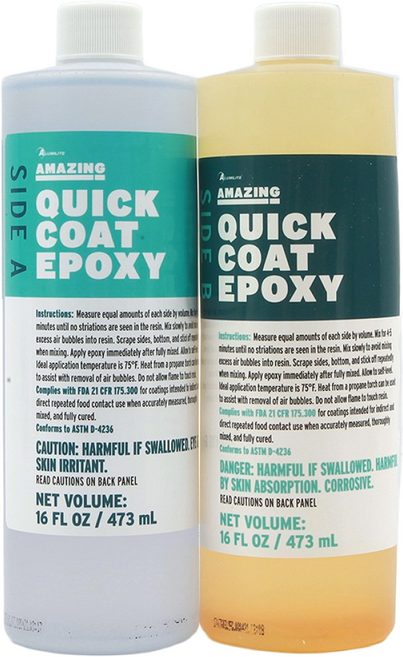 프레스코21 플루이드아트 어메이징 에폭시 레진(Quick coat) 946ml 고점도 레진 공예, 1개