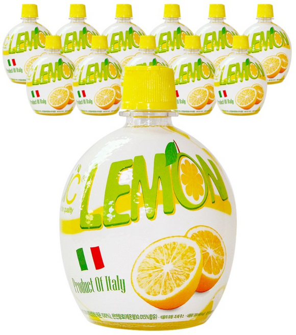 juic 레몬주스, 200ml, 12개