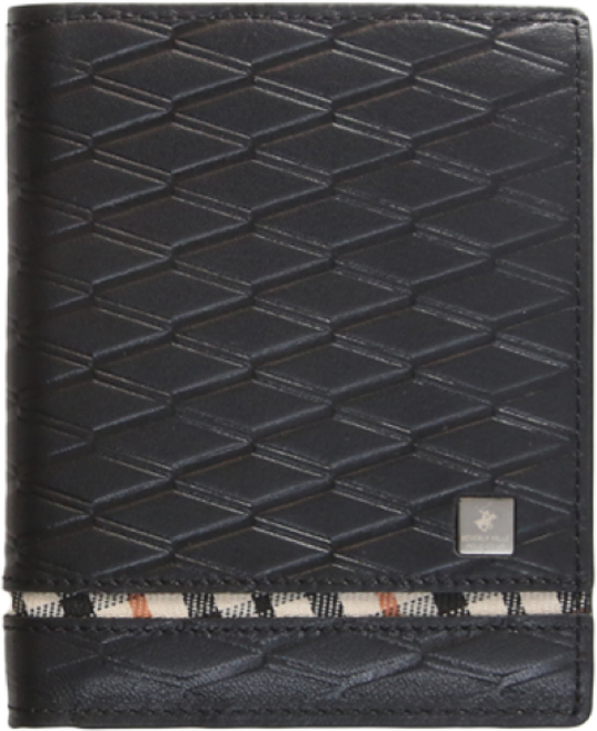 비버리힐스폴로클럽 남성중지갑 체크 고급소가죽 체크무늬