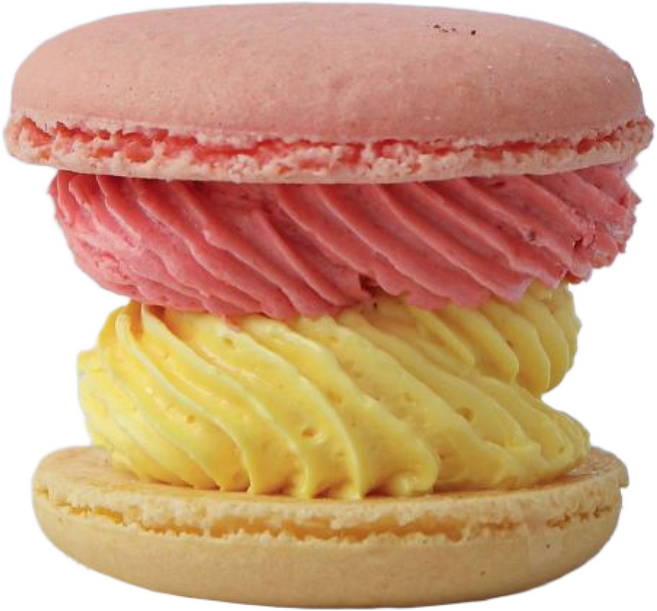 디디얌 수제마카롱(뚱카롱) 개별선택구매, 1개, 딸기바나나(뚱카롱)