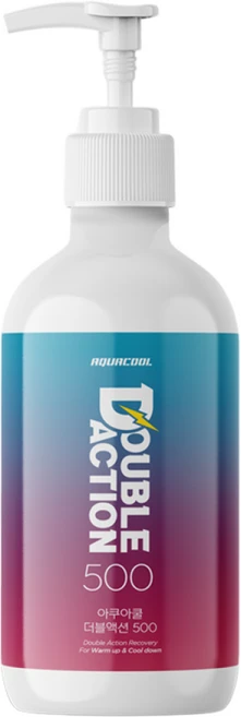아쿠아쿨 더블액션 500, 500ml, 1개 - 쿠팡