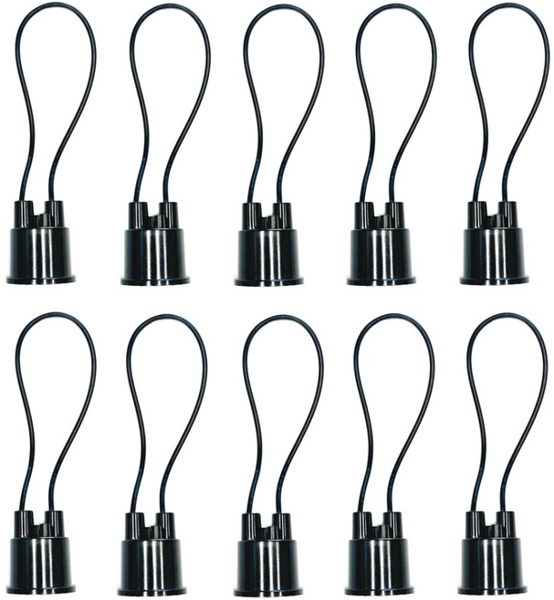 방수 소켓 E26 램프 조명 소켓, 10개