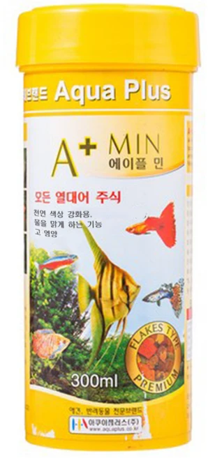 아쿠아 에이플 민, 1개, 300ml - 쿠팡