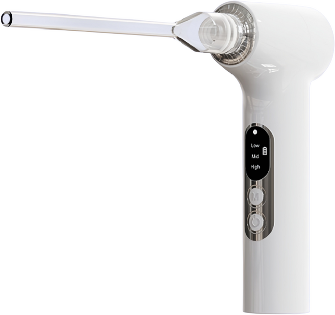 Mochae 구강세정기 휴대용 목똥 입똥 청소기 무선 치아세정기 3단 흡입력 조절 구취제거 이물감관리 유리 조명헤드, 1세트