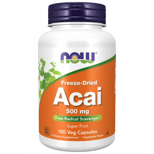 나우푸드 아사이 500mg 베지 캡슐, 100정, 1개 - 쿠팡