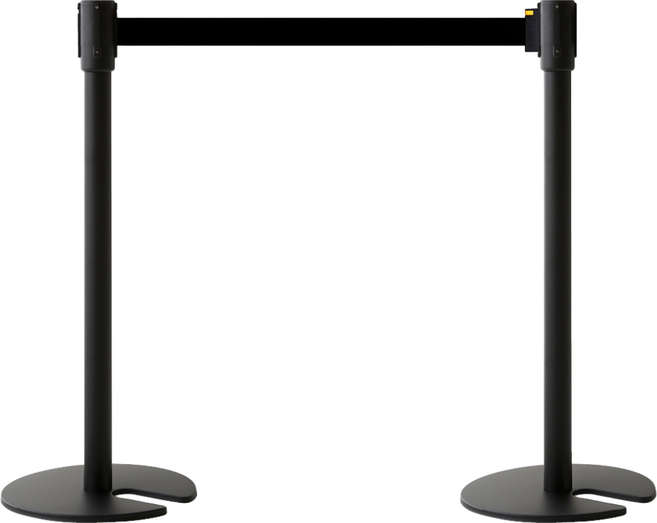 슬로우 거북이 중첩형 안전차단봉 벨트 속도조절 UST610 가이드라인, 중첩 2M 블랙 1개, 1개