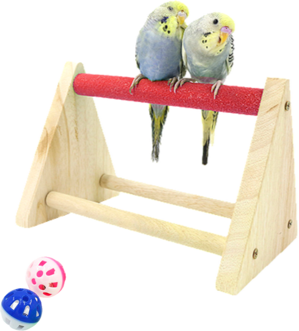 르브아 앵무새 발톱갈이 횃대 스탠드, 1개, 레드