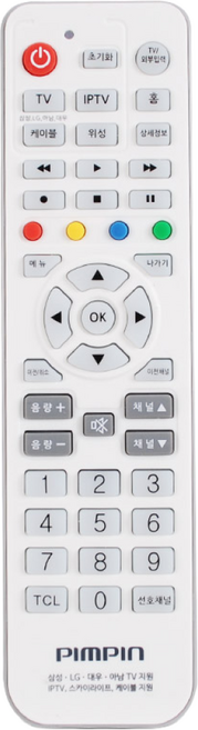 핌핀 TV 셋톱박스 통합 만능 리모컨, PB-9085, 1개