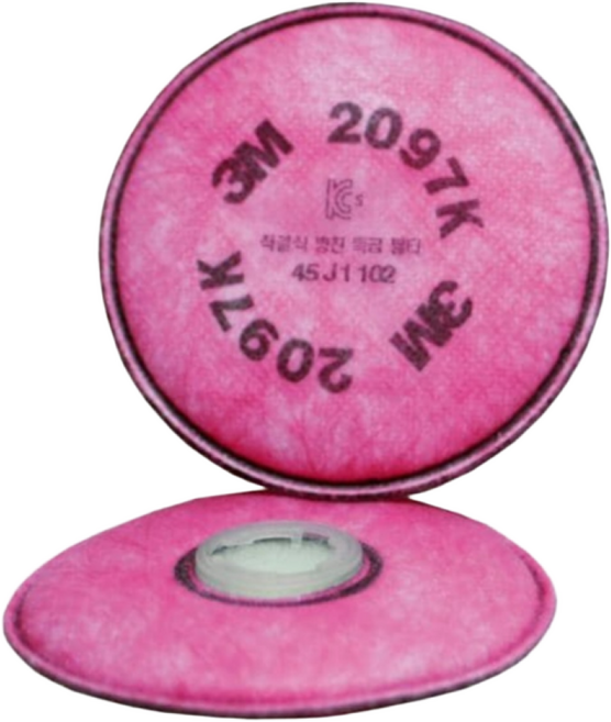 쓰리엠 방진필터 / 쓰리엠-2097K, 5개, 혼합색상