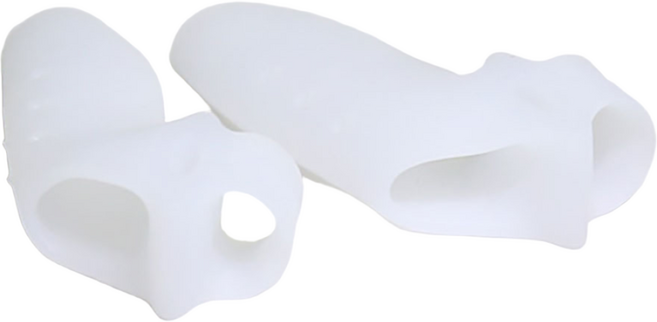 링쿠 휴링 304 발가락 교정용 부목 발가락교정기 무지외반증 실리콘 엄지링, 1세트