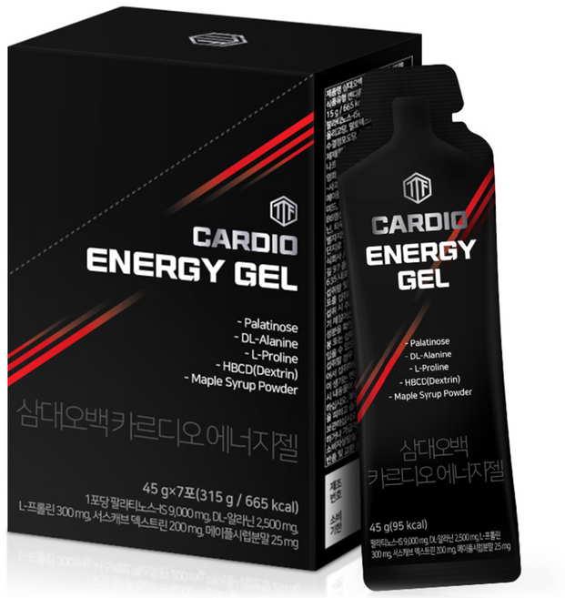 삼대오백 카르디오 파워 아미노 에너지젤 헬스보조제 자몽맛 7p, 45g, 1개