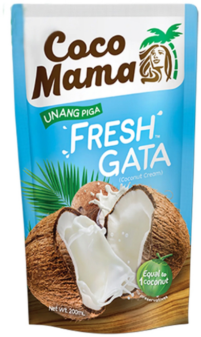 필리핀 코코마마 코코넛 크림 Cocomama fresh gata coconut cream, 1개, 400ml