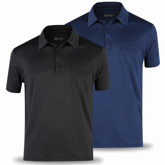 1+1 스밀 남성 여름 반팔 카라 티 기능성 작업복 상의 회사복 일상복 빅사이즈 티셔츠